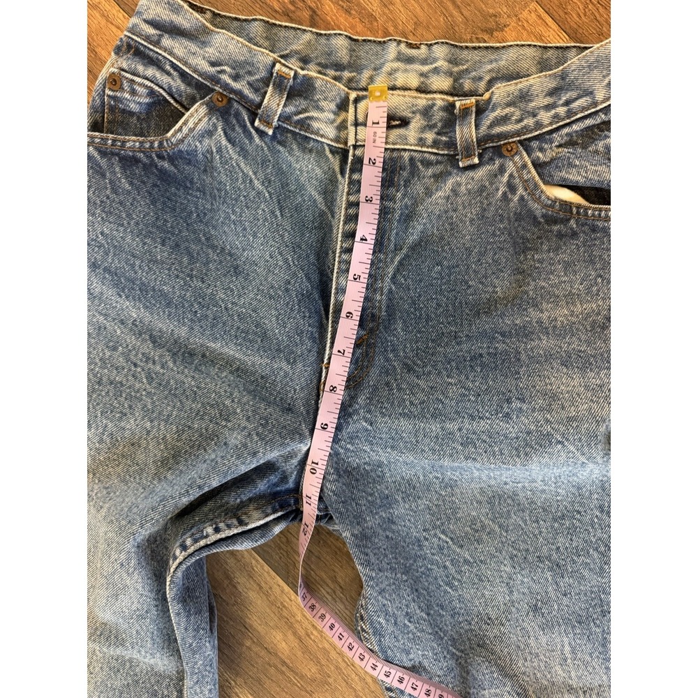 Vintage Levis White Label Jeans Womens 13 San Francisco Blue Pockets High Rise - Picture 11 of 14